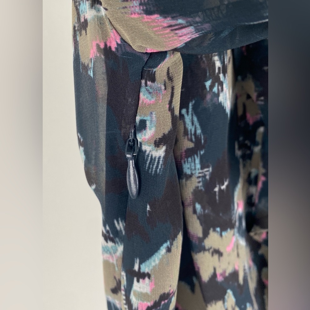 Reiss Black Floral Mini Dress - Picture 9 of 14